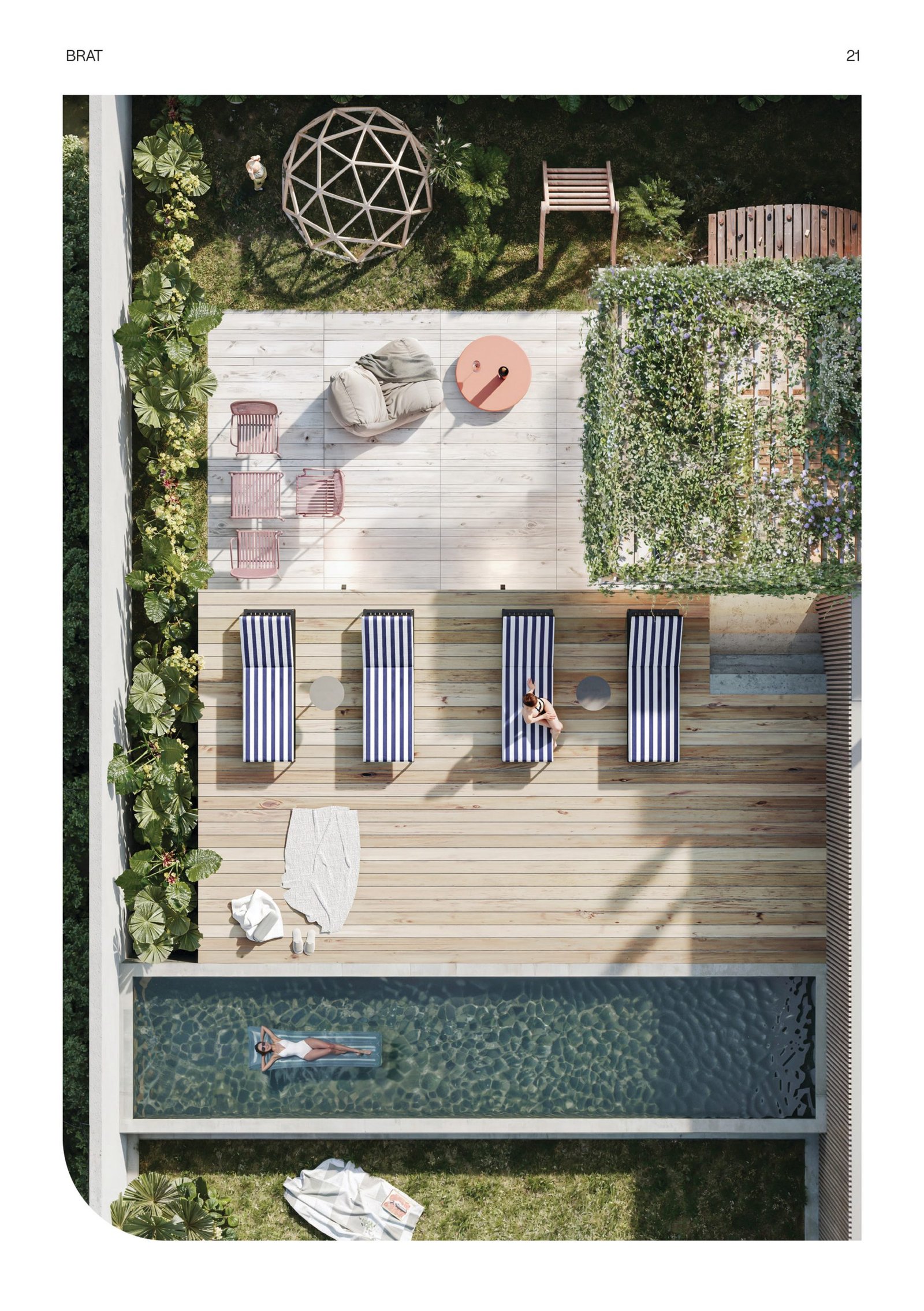 Piscina aérea